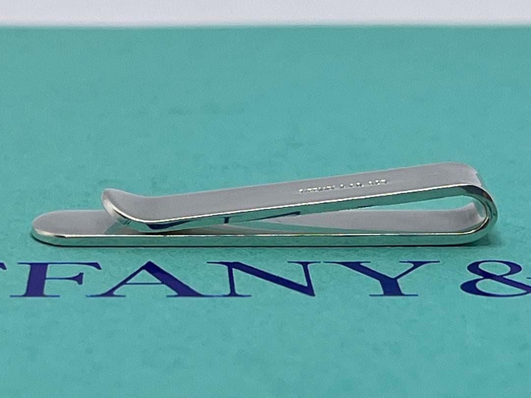 c466 美品　希少　ティファニー　エンジンターン　ネクタイピン　スモール925