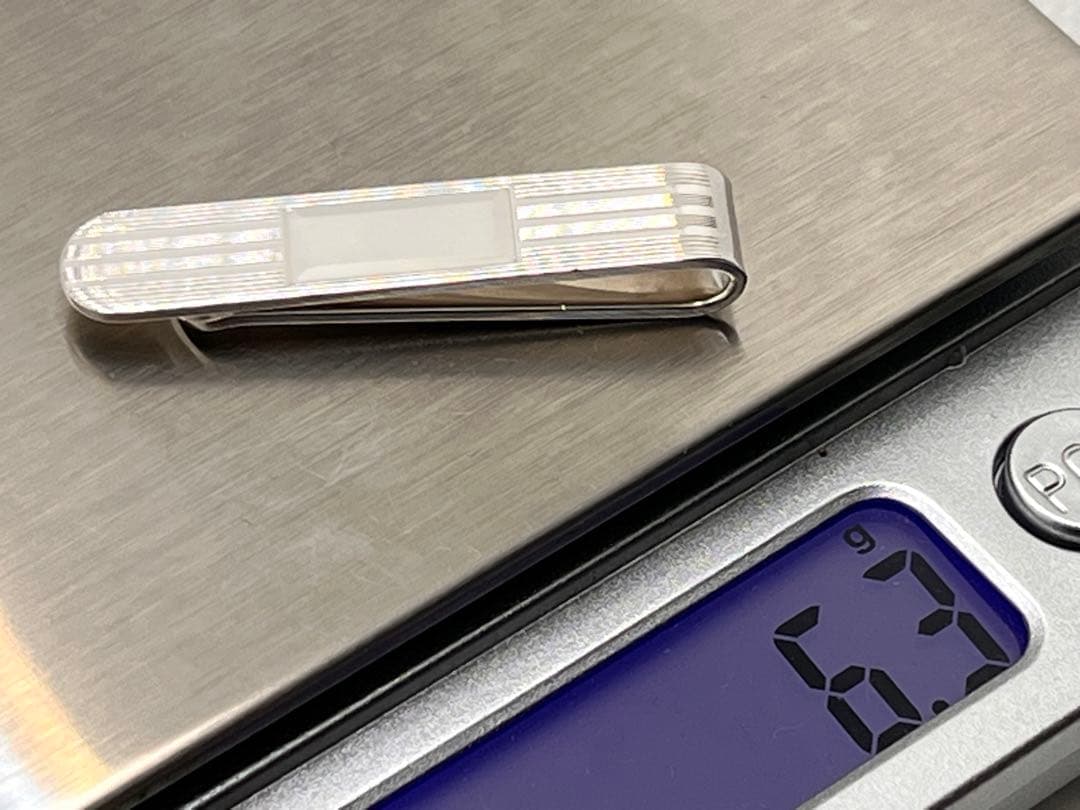 c466 美品　希少　ティファニー　エンジンターン　ネクタイピン　スモール925