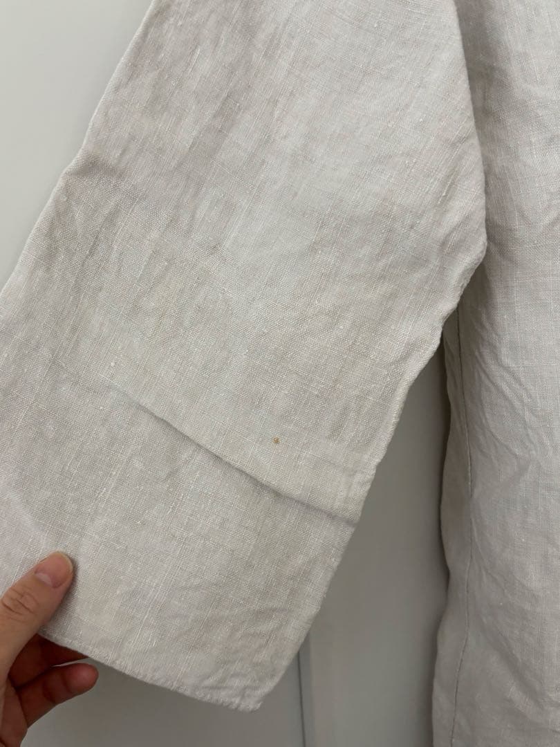 フランス　アンティーク　レース　ワンピース　フレンチリネン　刺繍　ブラウス