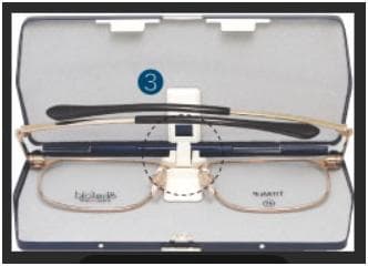 メガネフレーム(専用ケース付き携帯用メガネセット)￥15,000➔￥12,500
