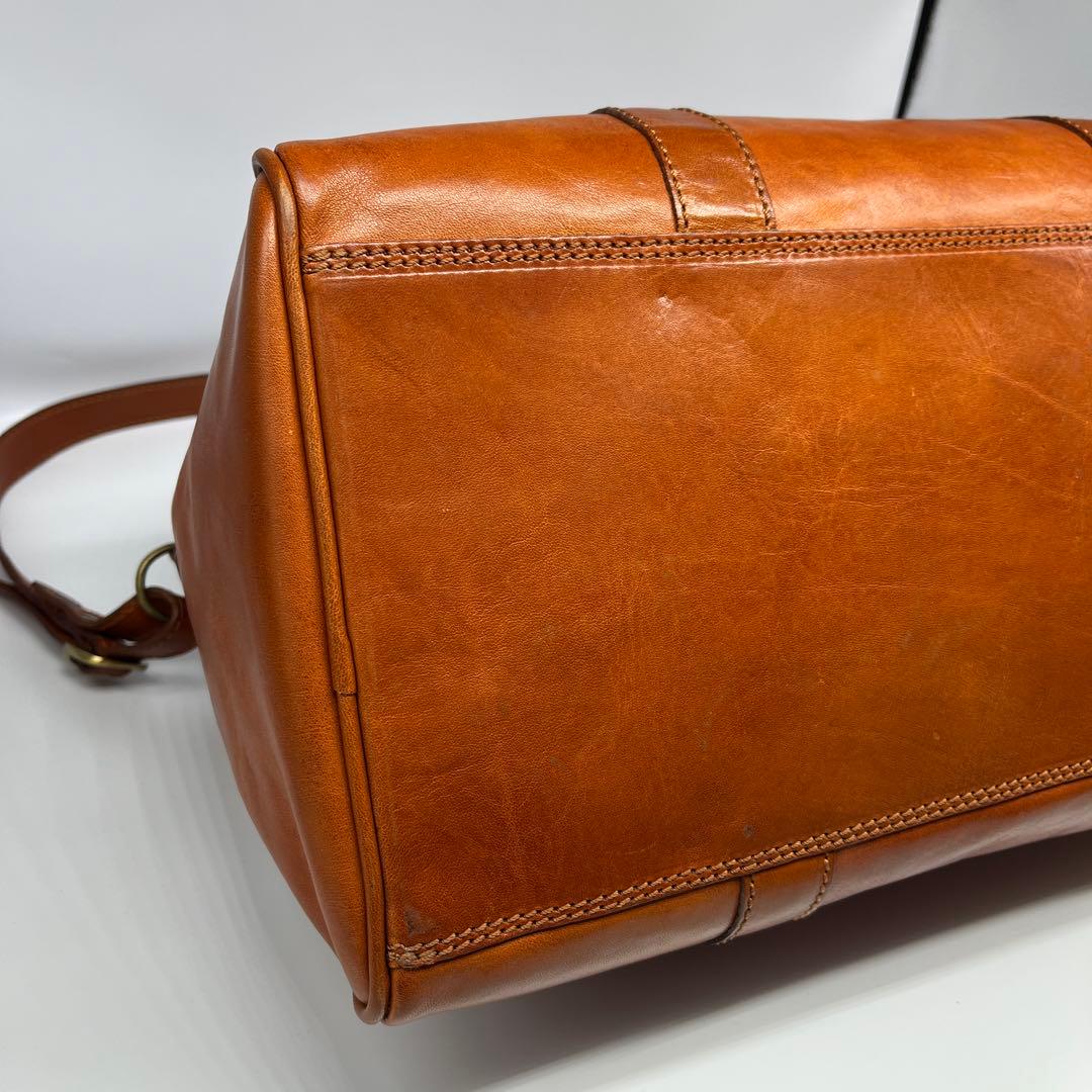 美品 I MEDICI イ メディチ イタリアンレザー ボストンバック トラベル