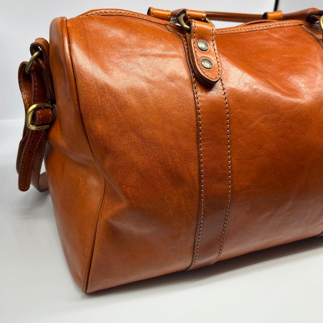 美品 I MEDICI イ メディチ イタリアンレザー ボストンバック トラベル