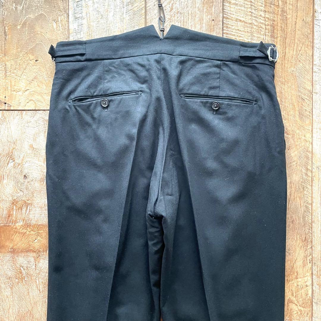 【美品】BERWICH scotch カノニコ ウール スラックス パンツ 48