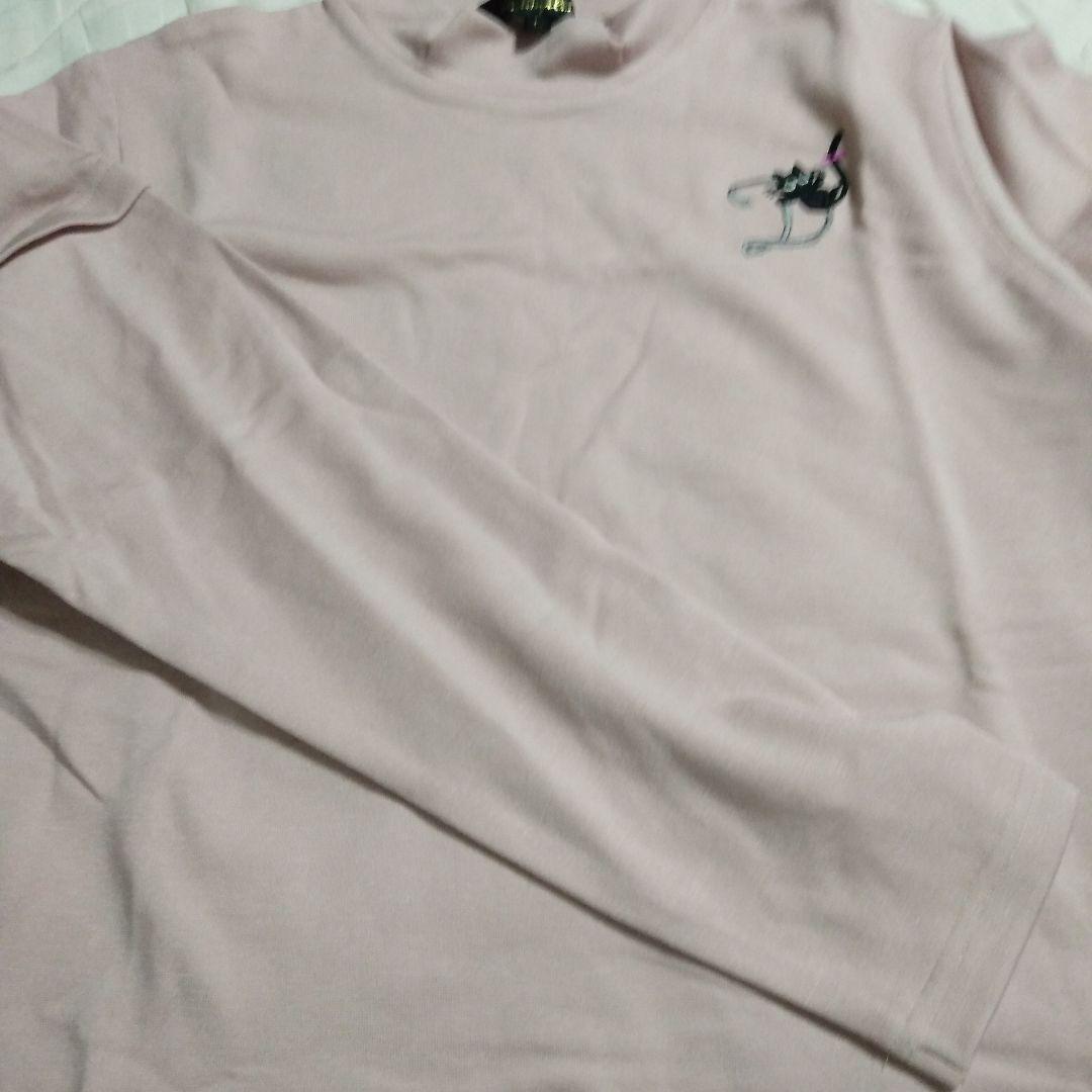 未使用新品】ディンプルマツダDimple Magaz 猫シャツ白ピンク 2枚保管