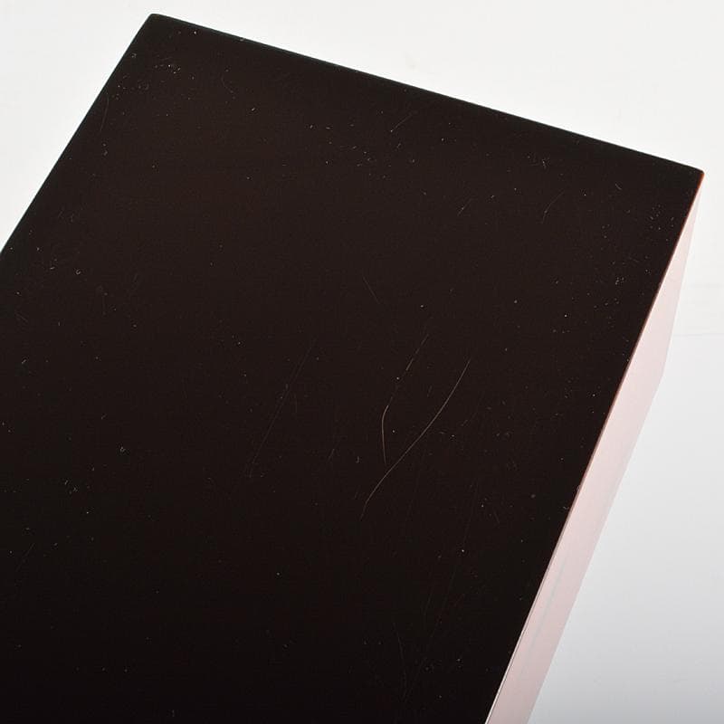 茶道具　朱塗　茶箱　黒茶碗　平安春峰作振出など　五点　一式　V　R6873