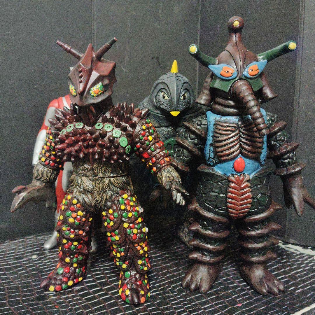 なみちゃんウルトラ怪獣旧型絶版ソフビヤプール.ヒッポリト.ベムスター