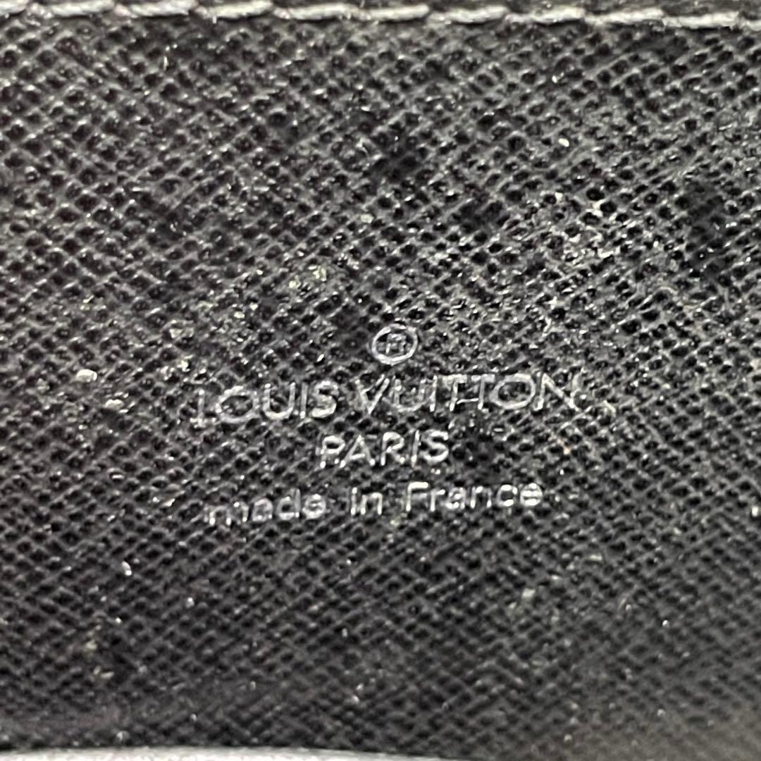 LOUIS VUITTON タイガ 黒 ビジネスバッグ ポルトドキュマン ロザン