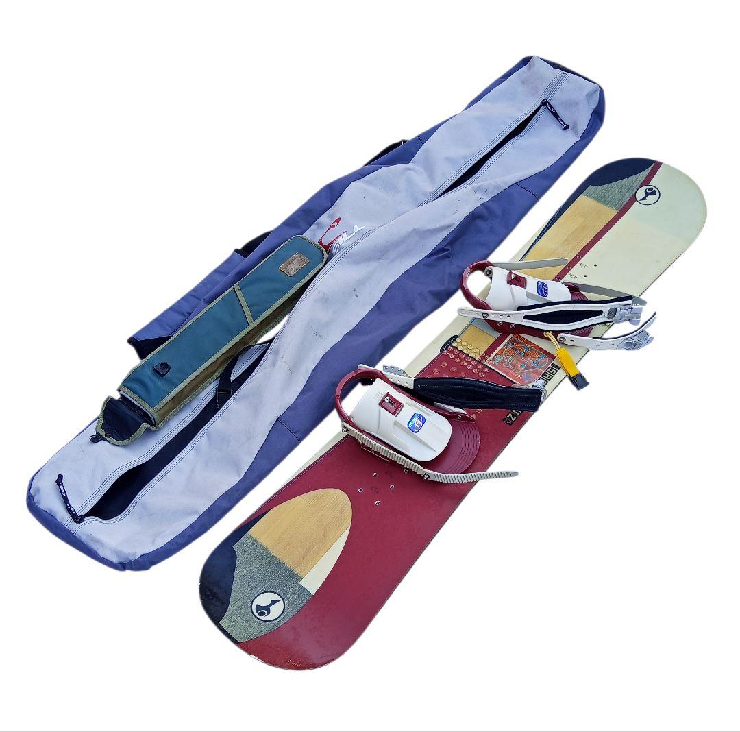 SANTA CRUZ スノーボード＆ビンディング セット142cm ケース付き