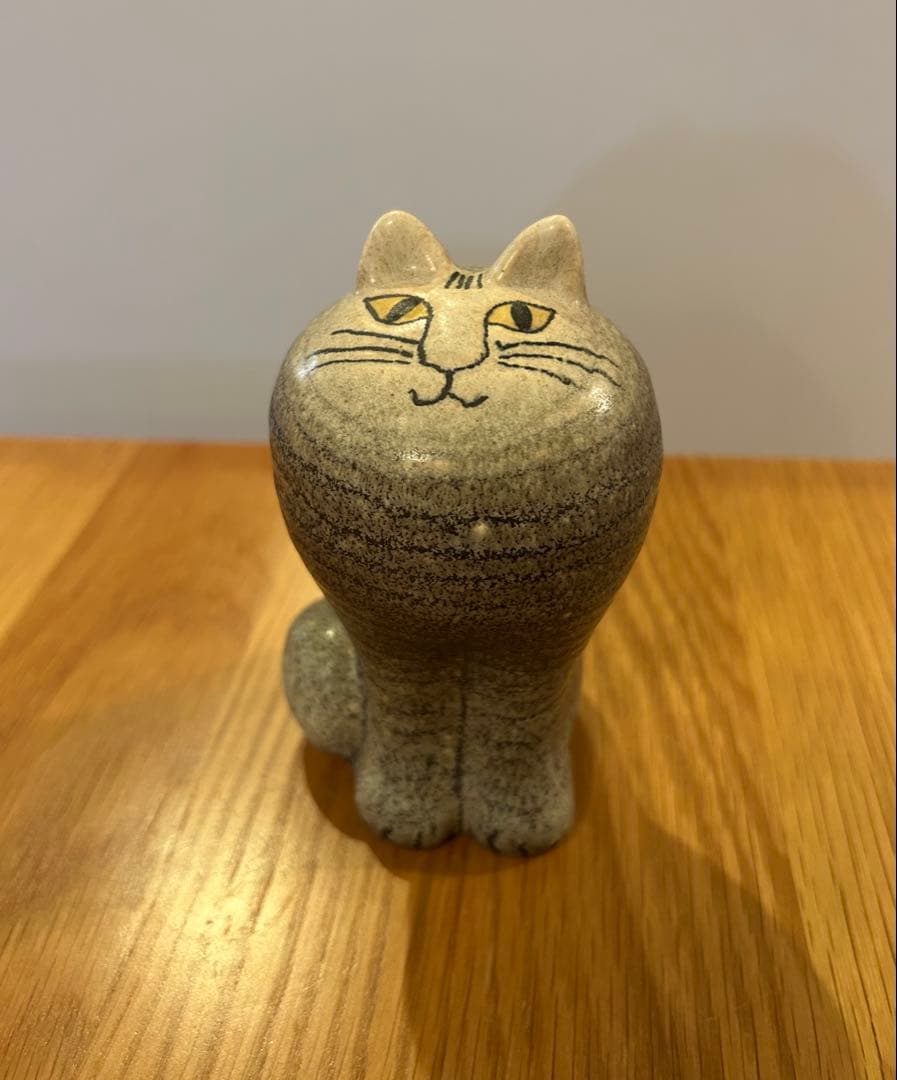 リサラーソン Lisa Larson マヤ 2個 陶器 置き物 ネコ
