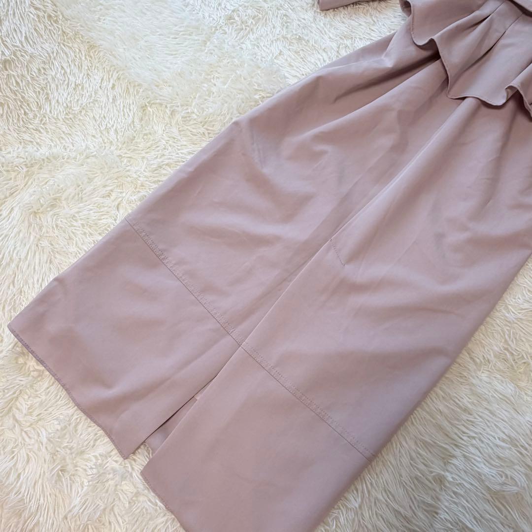 ワンピース herlipto Belted Denim Effect Shirt Dress