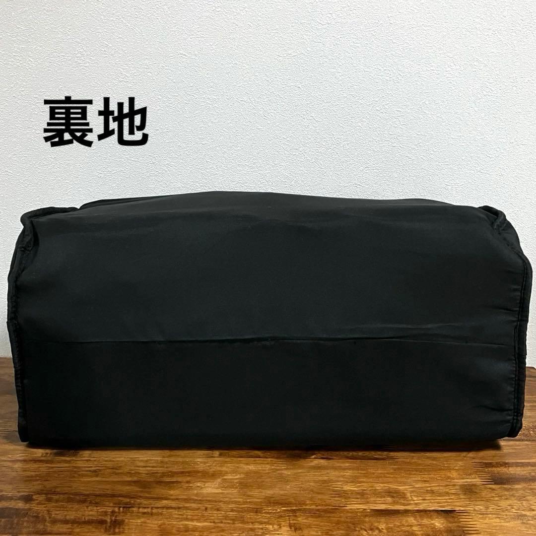 【ZARA】ザラ2way仕様 ボストンバッグ 大容量 合成皮革 ブラック 旅行用