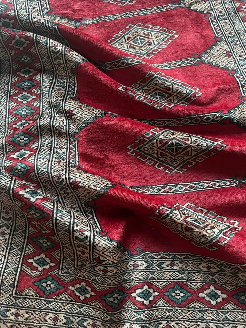 148×96 ヴィンテージラグ　手織ラグ