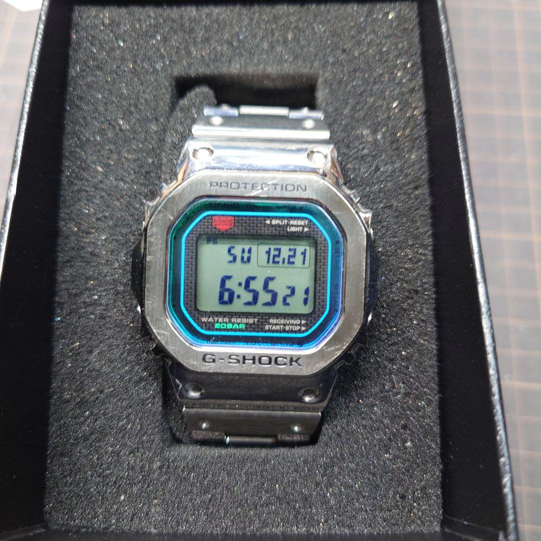 G-SHOCK デジタル腕時計 シルバー/ブルー