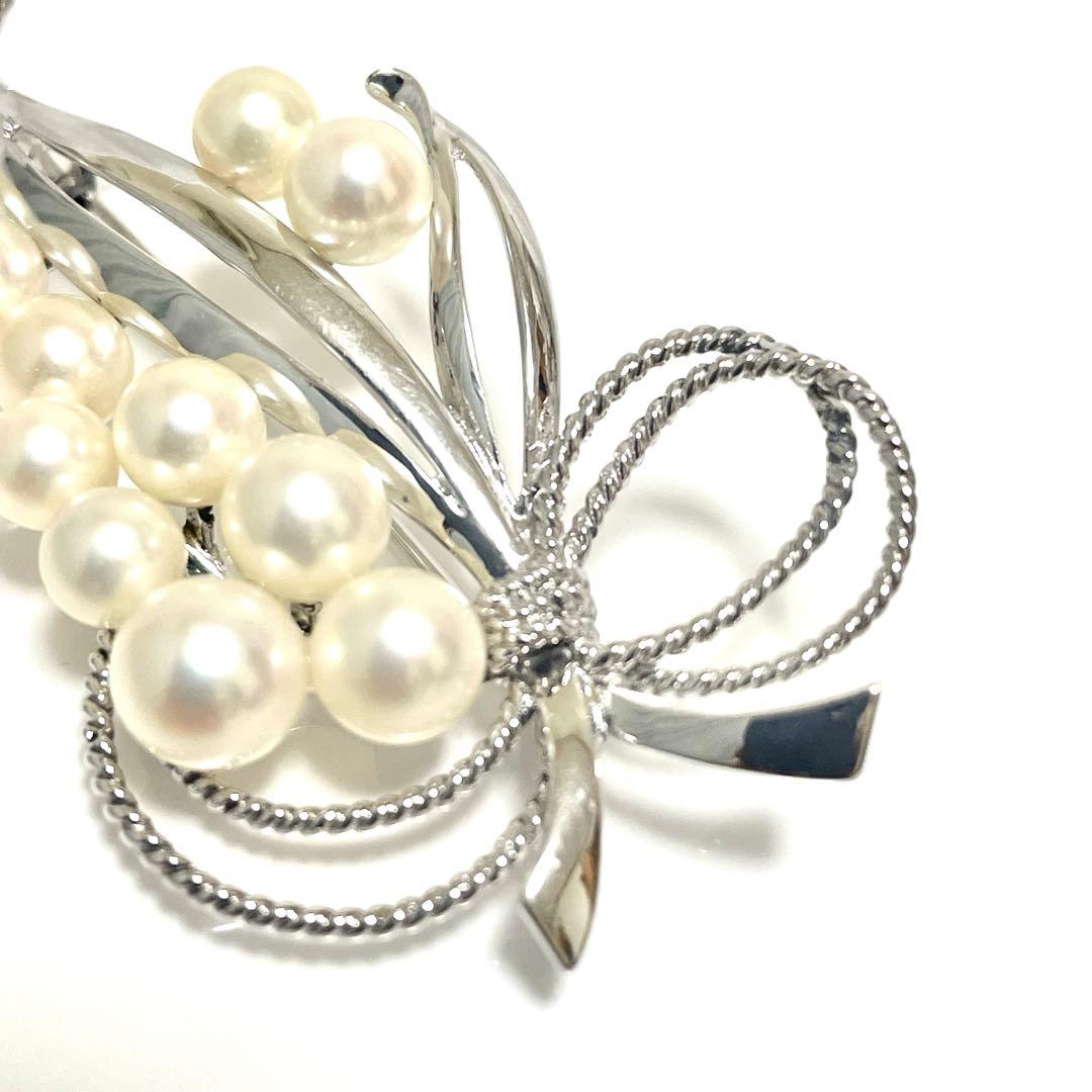 超希少✨皇室御用達 ミキモト アコヤ真珠 パール ブローチ コサージュ ブーケ