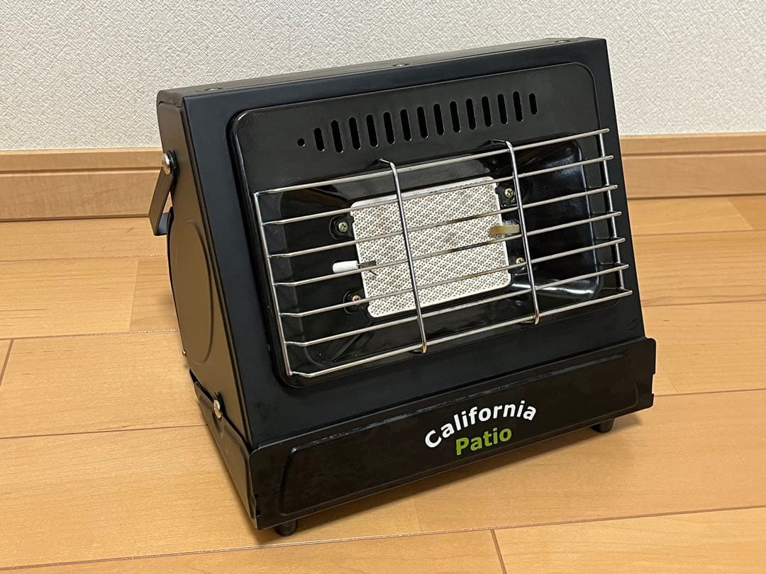 California Patio カセットヒーター【ブラック】箱あり