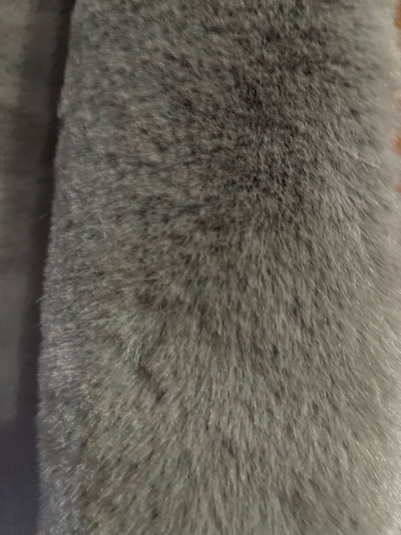 フェイクファー フーディージレ　モカ　allureville ベスト