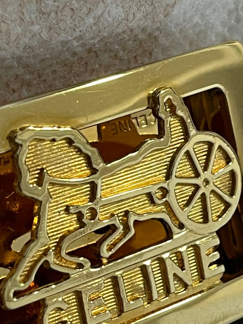 CELINE レザー　リストバンド