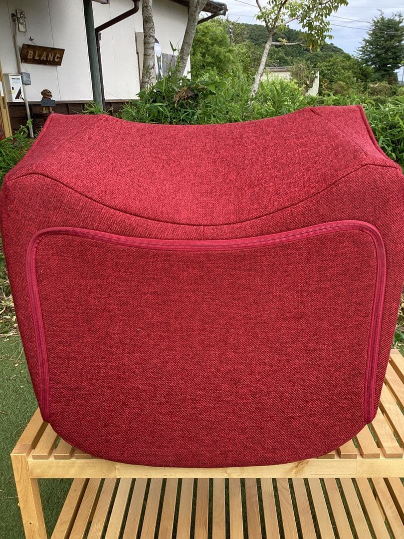 Style ドクターチェア　赤　スツール　低タイプ　ソファ