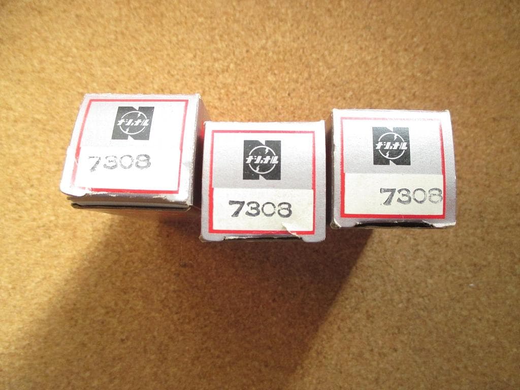 ナショナル Matsushita 7308 E188CC 真空管 3本セット