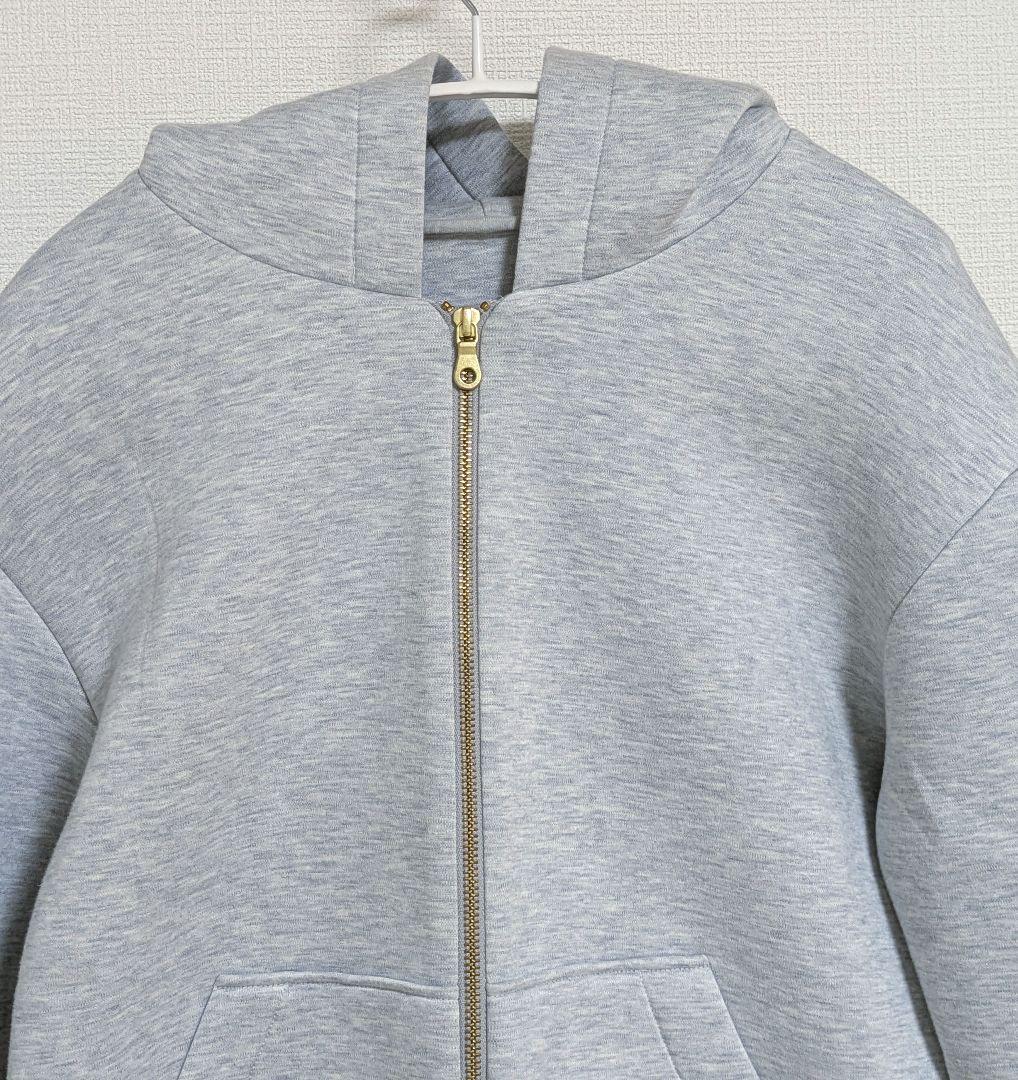 大人気　定価29,700円 ノーブル　ダンボールニットフーデットパーカー　グレー