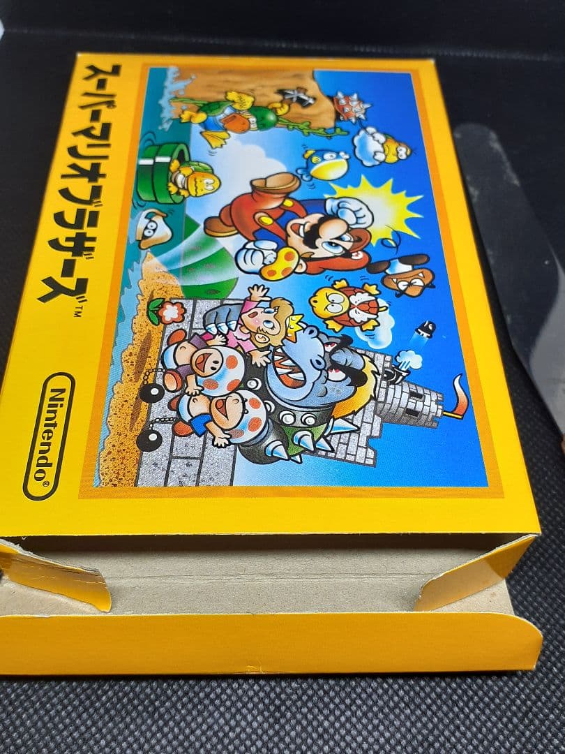 【任天堂】スーパーマリオブラザーズ 初期モデル 箱付き コレクションケース付A