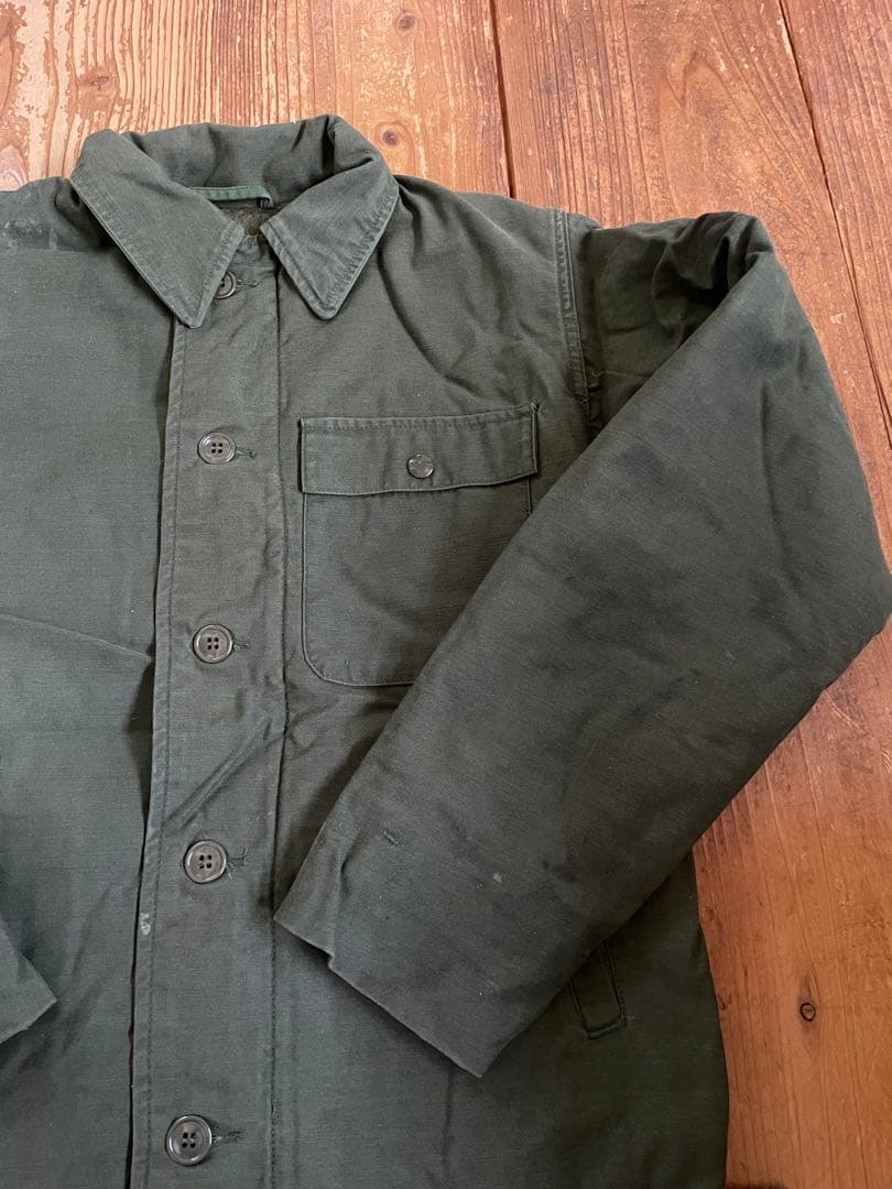 USN 本物 実品 84年製　U.S. NAVY A-2 A2 デッキジャケット