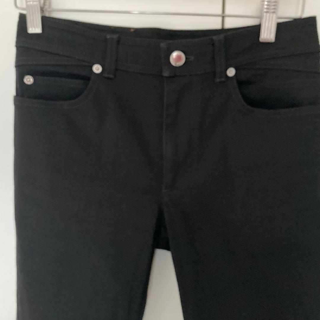 LOUIS VUITTON スリムフィット ブラックパンツ