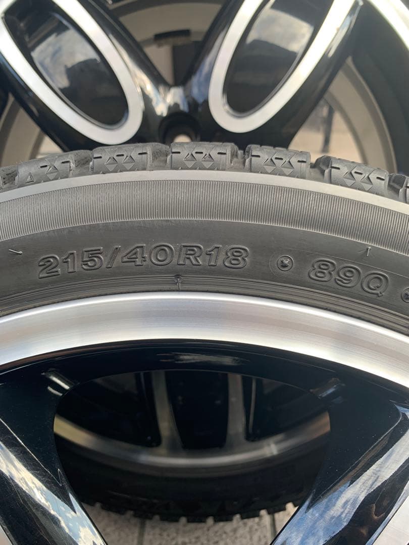 ミニクーパージョンクパーワークス用ホイールスタッドレスタイヤセット