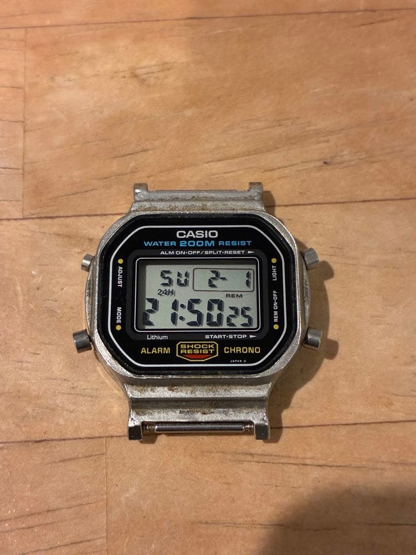 CASIO G-SHOCK DW-5600C-1V 200M表記 スピード