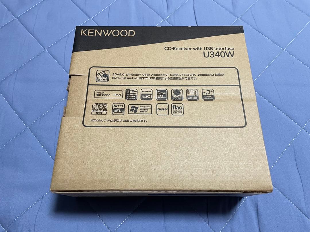 KENWOOD ケンウッドCDレシーバー U340W