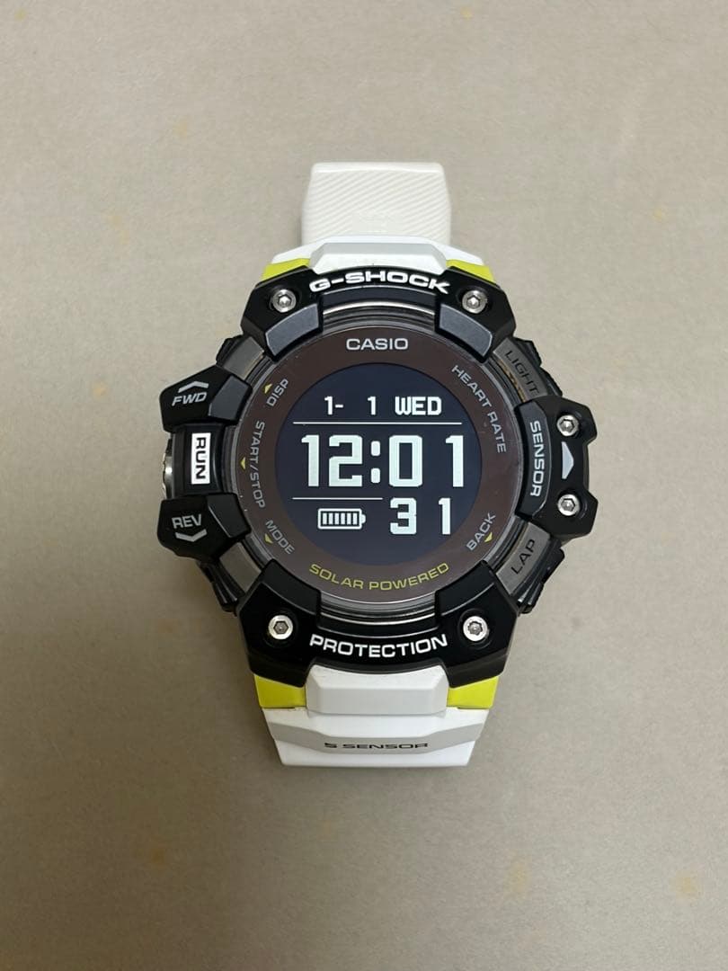 G-SHOCK GBD-H1000-1A7JRソーラー充電 200m防水