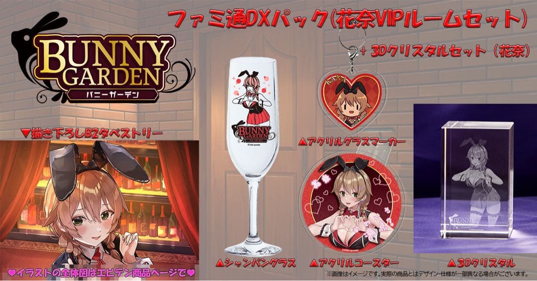 バニーガーデン 入店セット ファミ通DXパック 花奈 クリスタル Switch