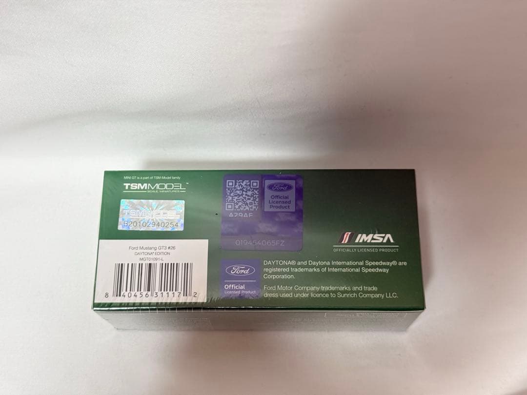 ミニカー Ford Mustang GT3 #26 DAYTONA Edition