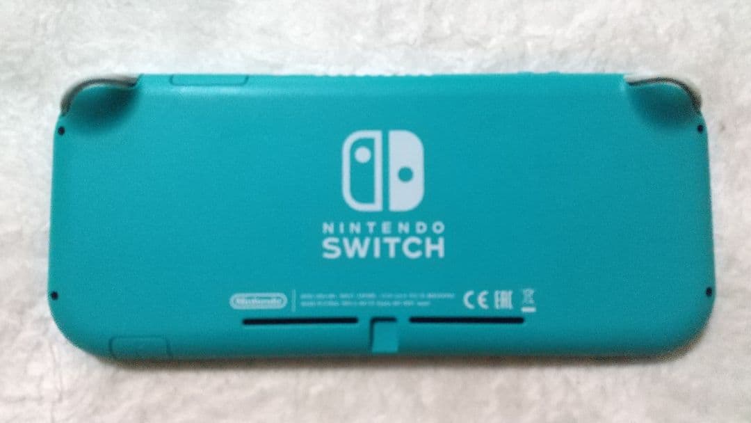 Nintendo Switch Liteターコイズ本体動作品肉球カバーアダプター