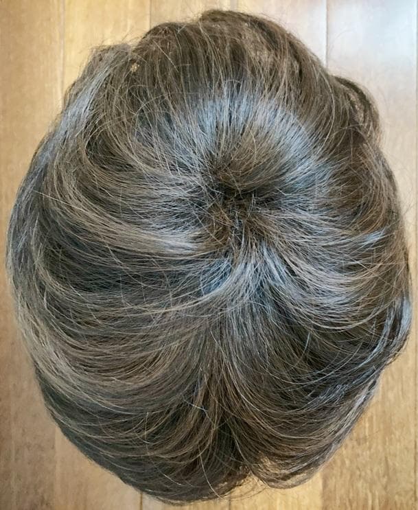 うらら　マリブ　メッシュレイヤーショート　ダークブラウンMIX