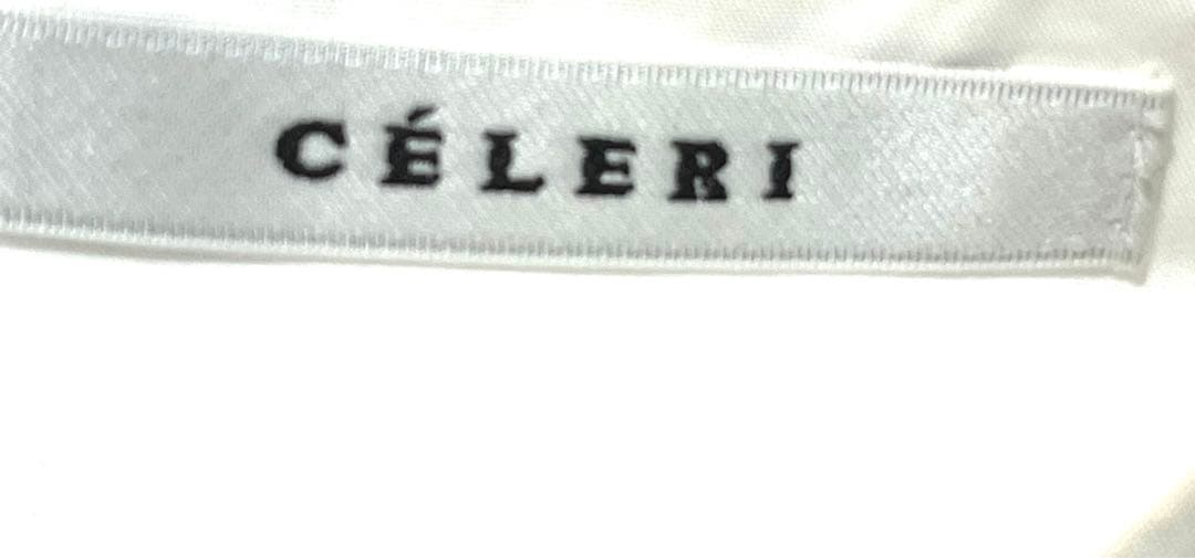 CELERI 2025SS パフスリーブシャツ　白　ドゥーズィエムクラス