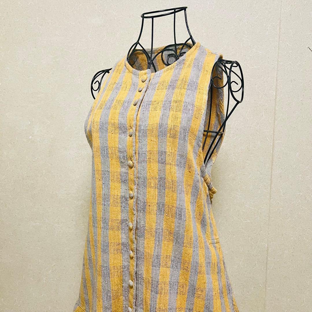 うさとの服 usaato エンジェル ワンピース チュニック 草木染め