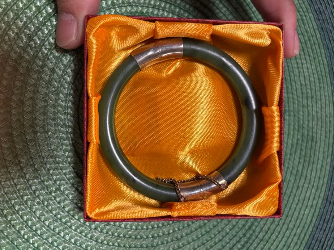 天然翡翠 バングル