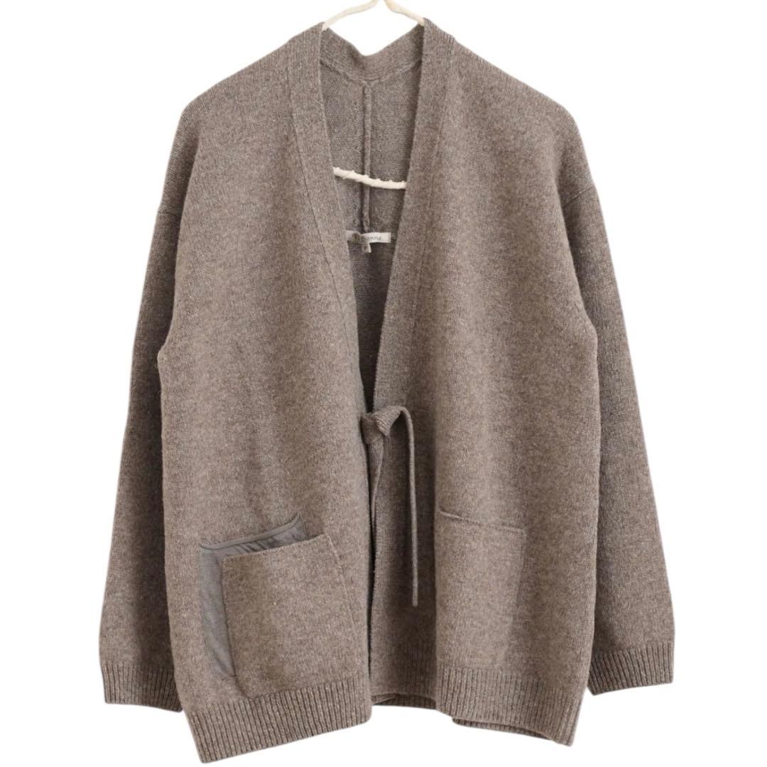 【未使用級】ヴラスブラム ポケット付カーディガン コルトレイクリネン ゆったり