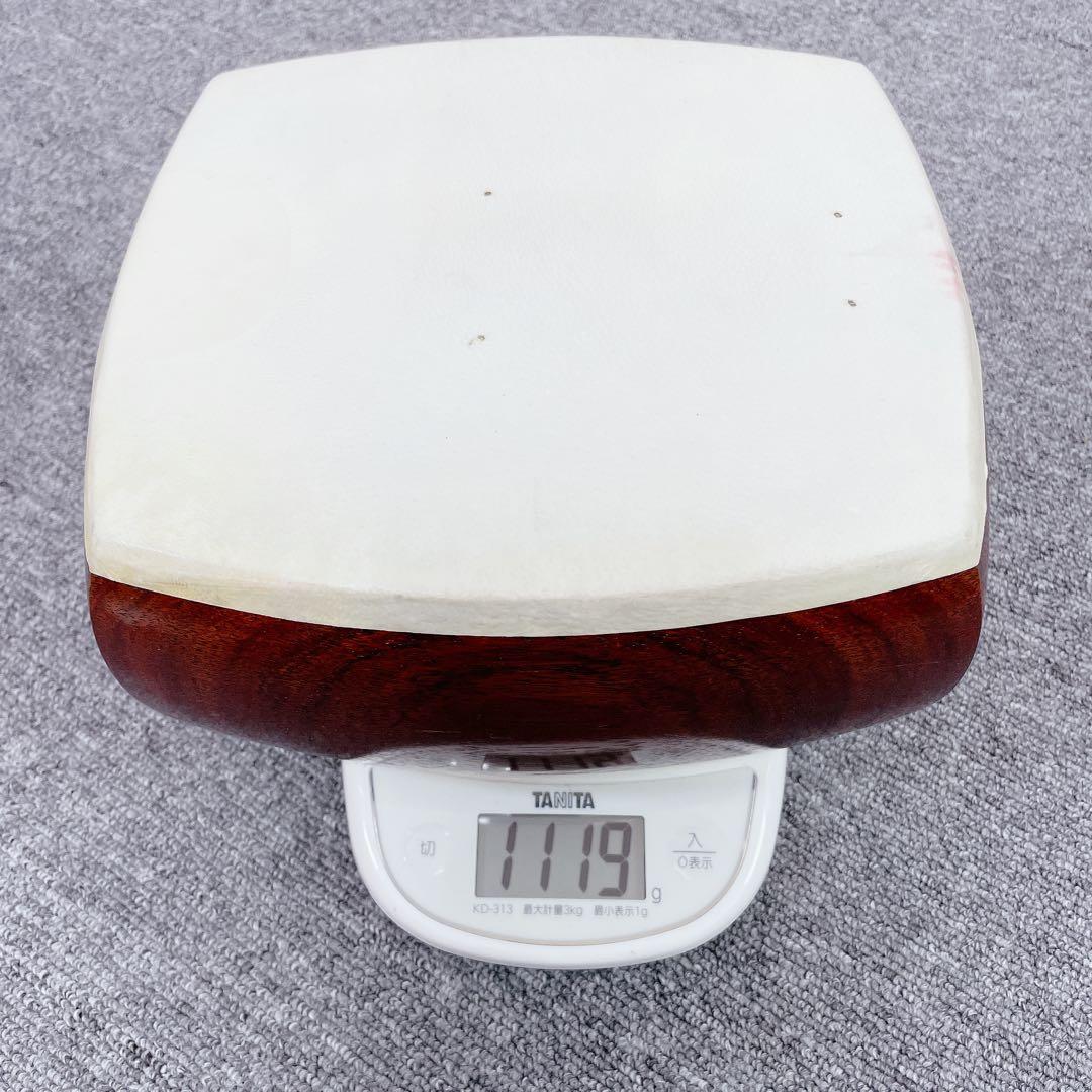 三味線 中棹 1本溝 紅木 丸打胴 犬皮 天然糸巻き 東さわり 和楽器