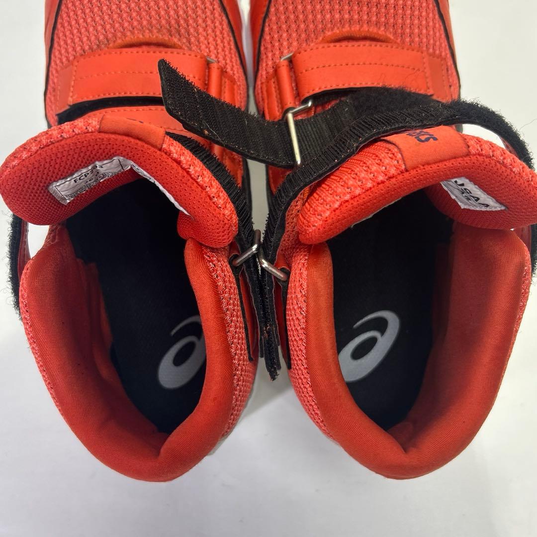 美品 アシックス ハイカット安全靴 FCP203 26.0㎝ 廃盤商品 オレンジ