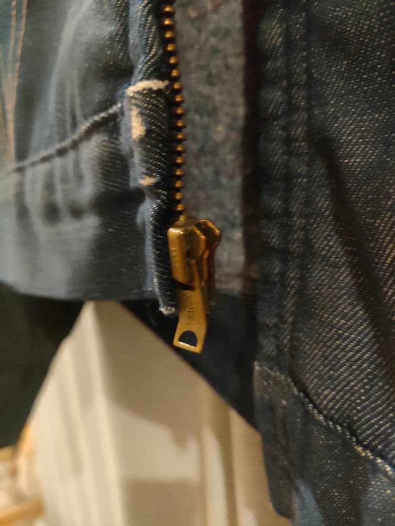 ヴィンテージ デニムジャケット Ｇジャン アンティーク M　モンゴメリーワード