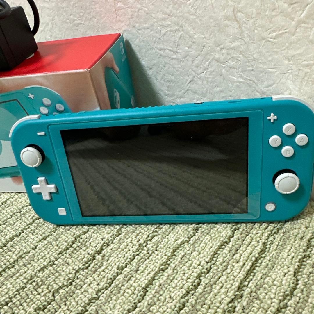 Nintendo Switch Lite ターコイズ 本体　本体ケース付