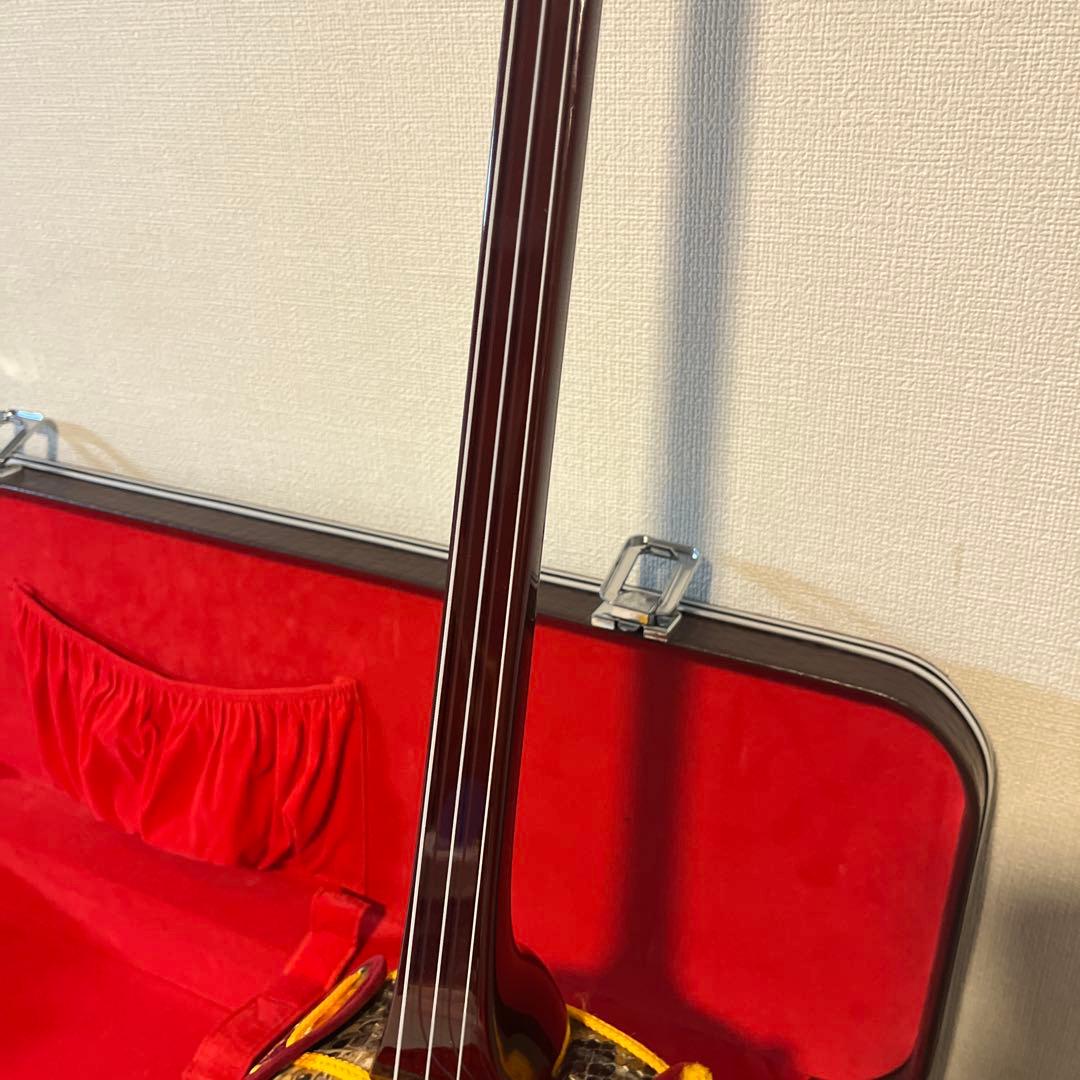 三線　沖縄三線　ほぼ未使用品　本革