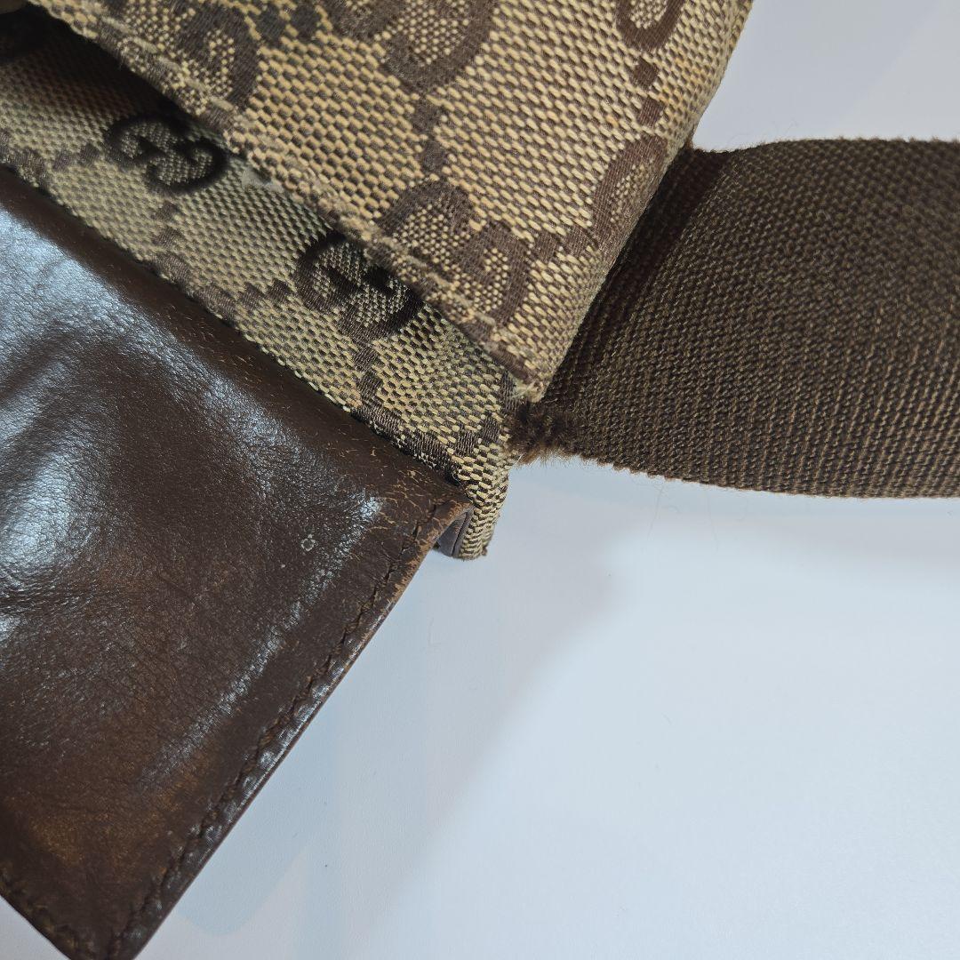 【かなかな】GUCCI★ボディバッグ★ウエストポーチ★GG柄★