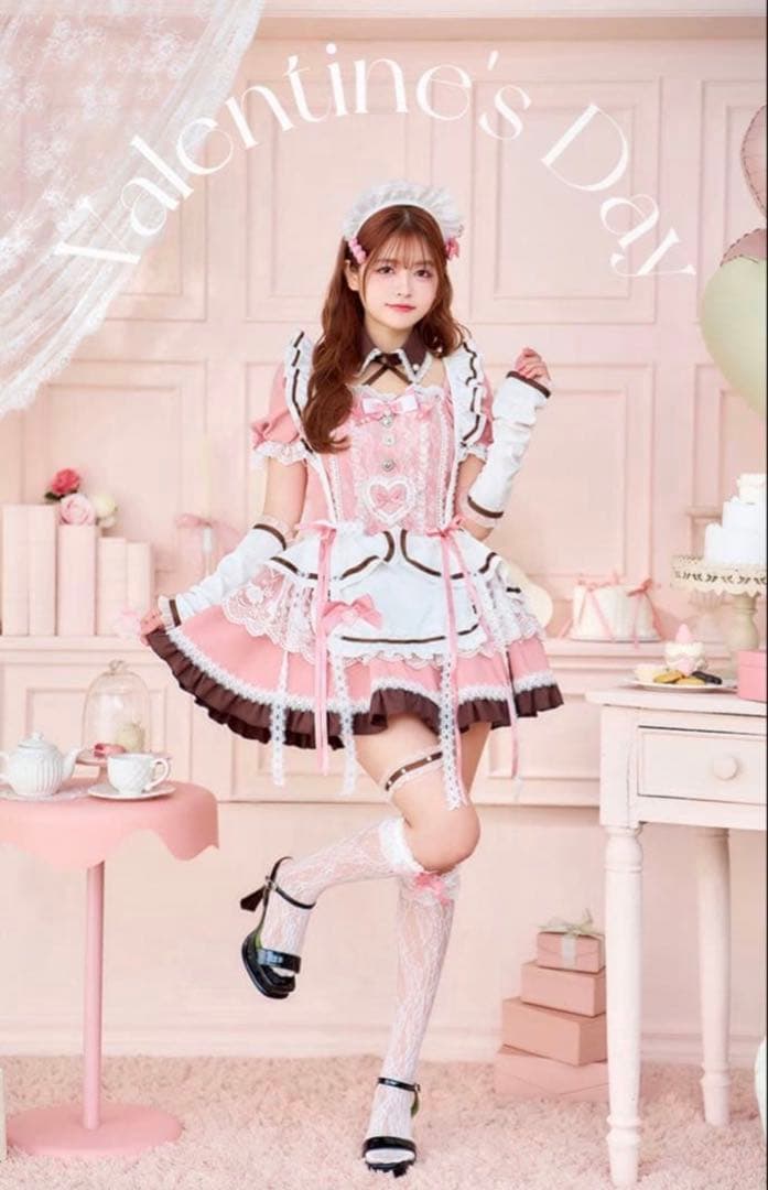 ブーケリボンジュエルピンクメイド マリームーン