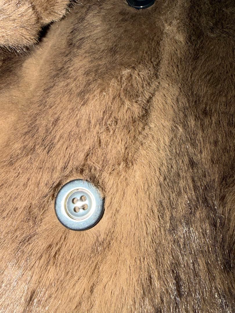 acka classical fur coat ブラウン 2