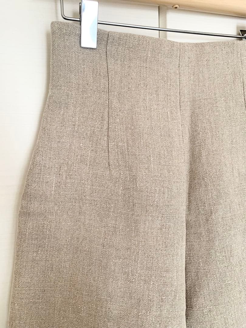 マディソンブルー ハイウエストリネンショーツ ショートパンツ01