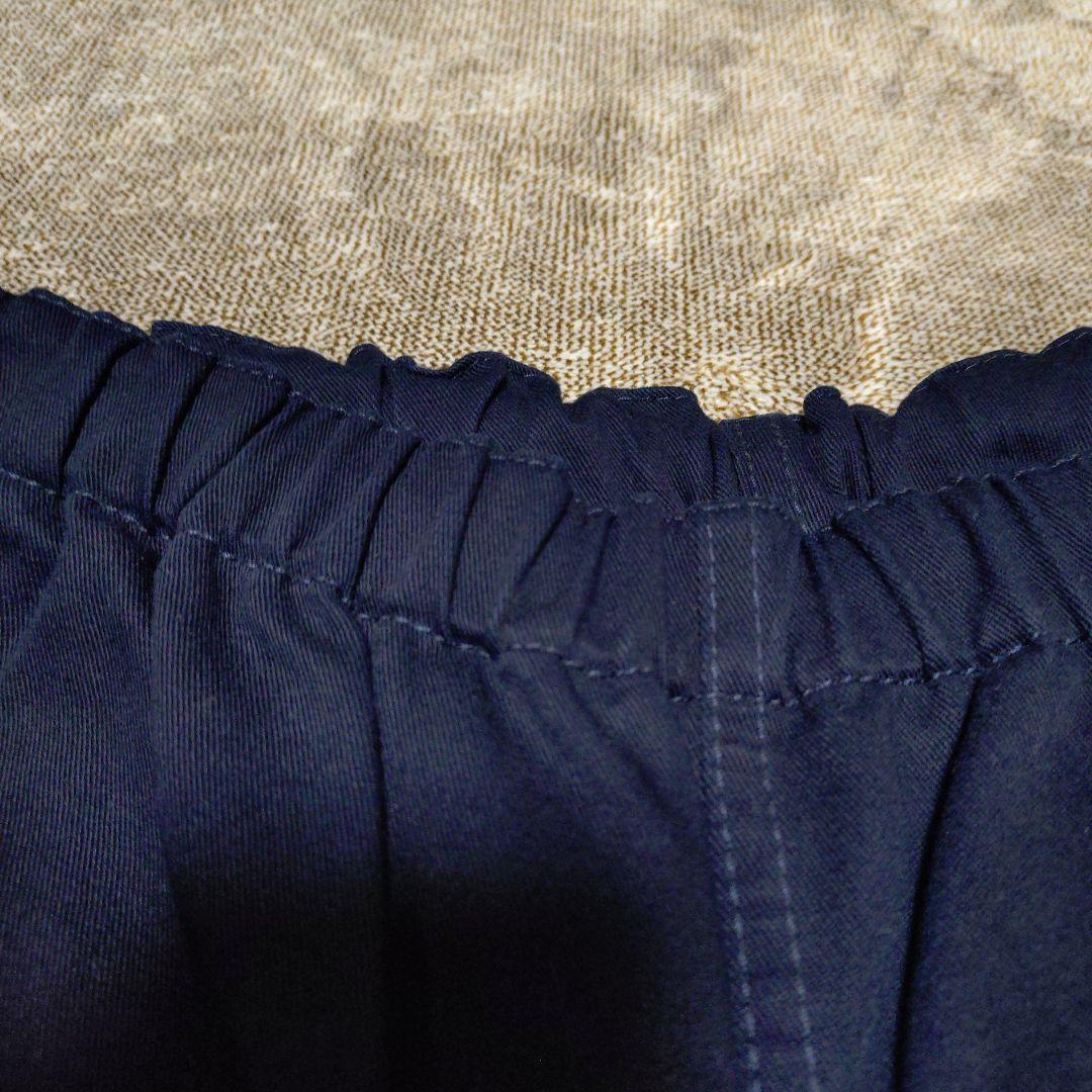 【美品】コムデギャルソンコムデギャルソン コットンイージーパンツ　ネイビー