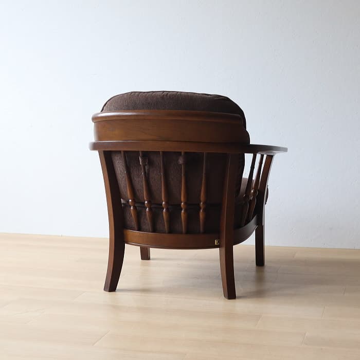 アンティーク 飛騨産業 キツツキ 穂高 一人掛け椅子 ナラ材